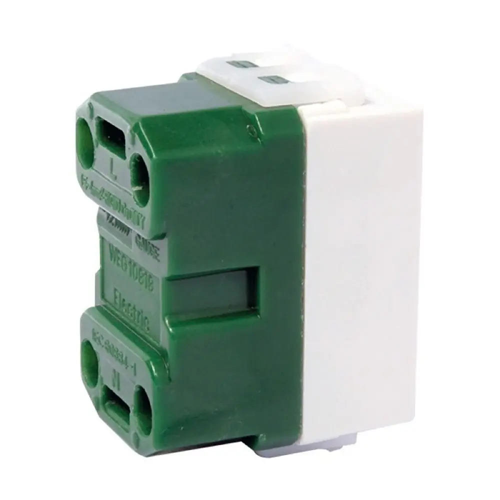 

10Pcs New 120 Series Two-hole Flat Single Plug 2-Pin Round Plastic Switch