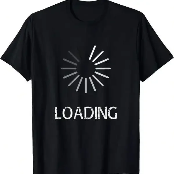 Computer Loading T Shirt Camisetas