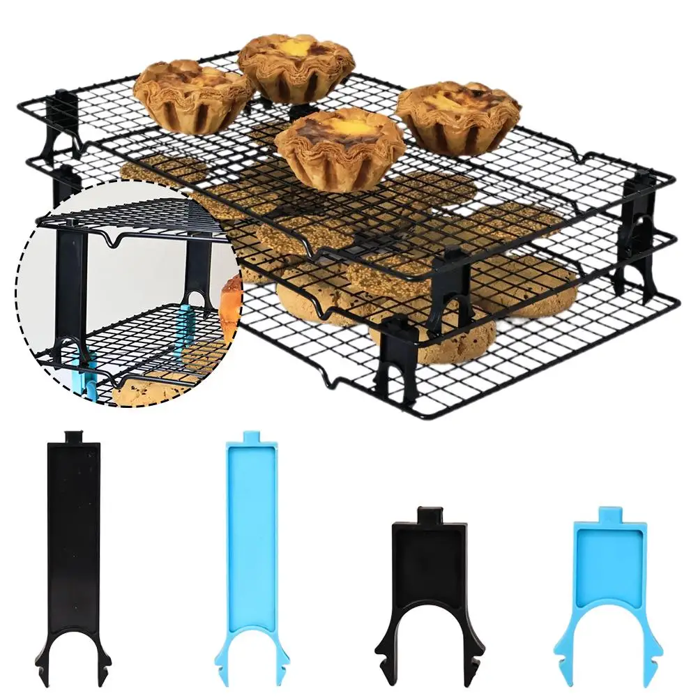 

Baking Sheet Stackers Reusable Trays Stacking Holder Baking Storage Clips Sheet Pan Trays Dryer Rack Freeze Stacking Pan O7F1