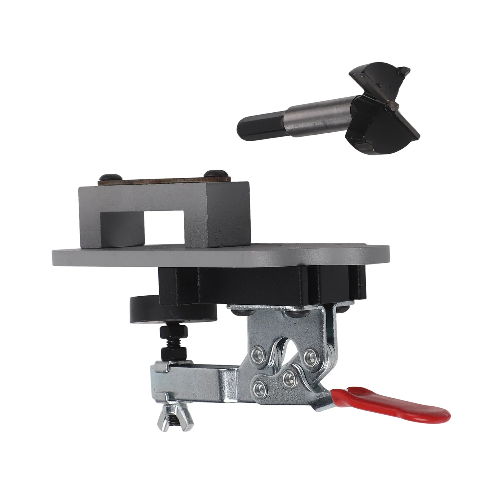 

1set Woodworking Hinge Hole Locator 35MM Hinge Drilling Template Aluminum Alloy Hinge Puncher Wood Locator Hole Opening Locator