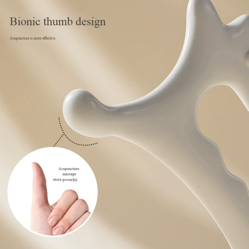 Facial Gua Sha Tool - Resin Massage Scraper for Face Body Meridian Pressing Roller for Legs & Neck Skin Care Lymphatic Drainage