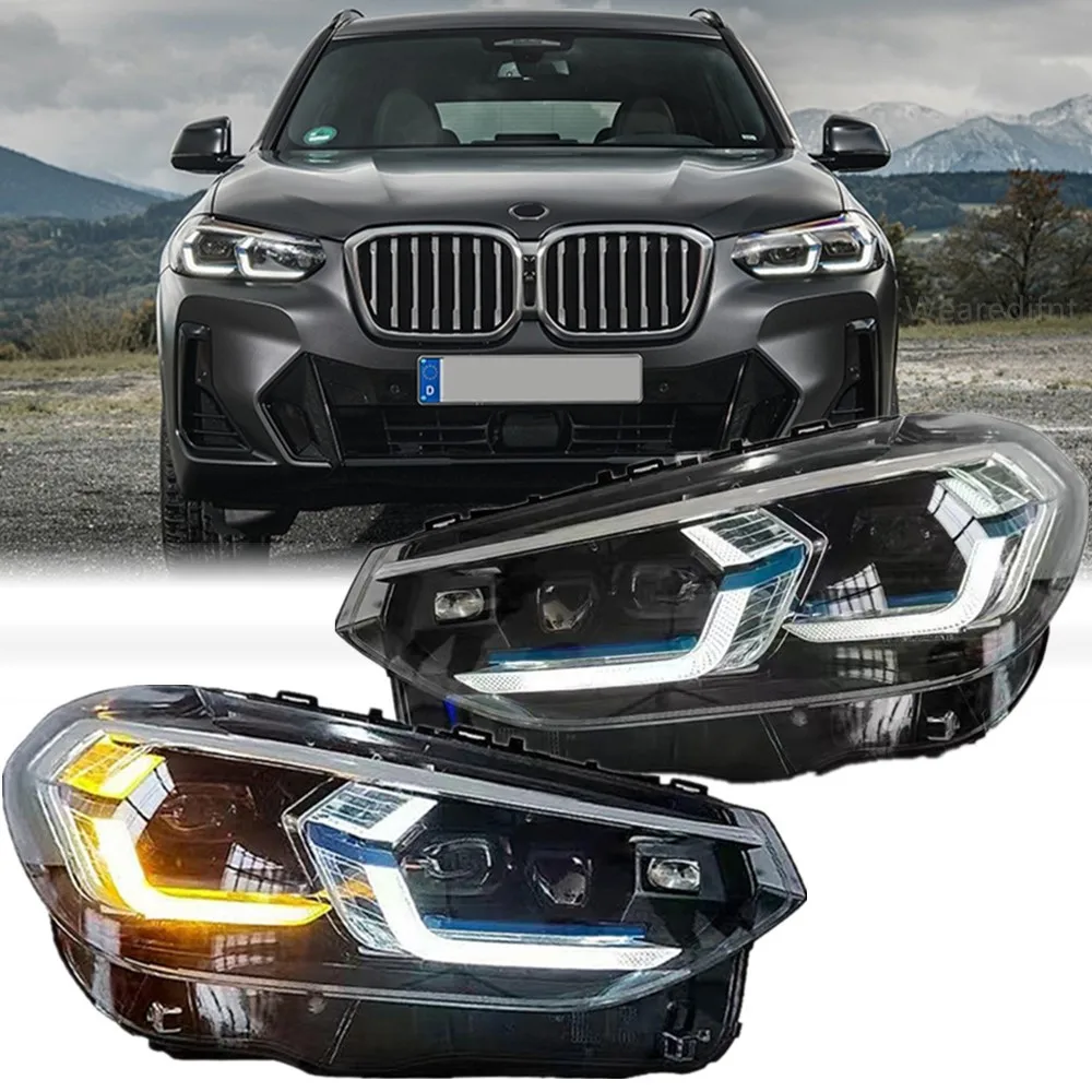 Car Front Lights For BMW X3 LED Headlights 2018 2019 2020 2021 G01 G08 F97 Modified Led DRL Assembly Automotive Accessories