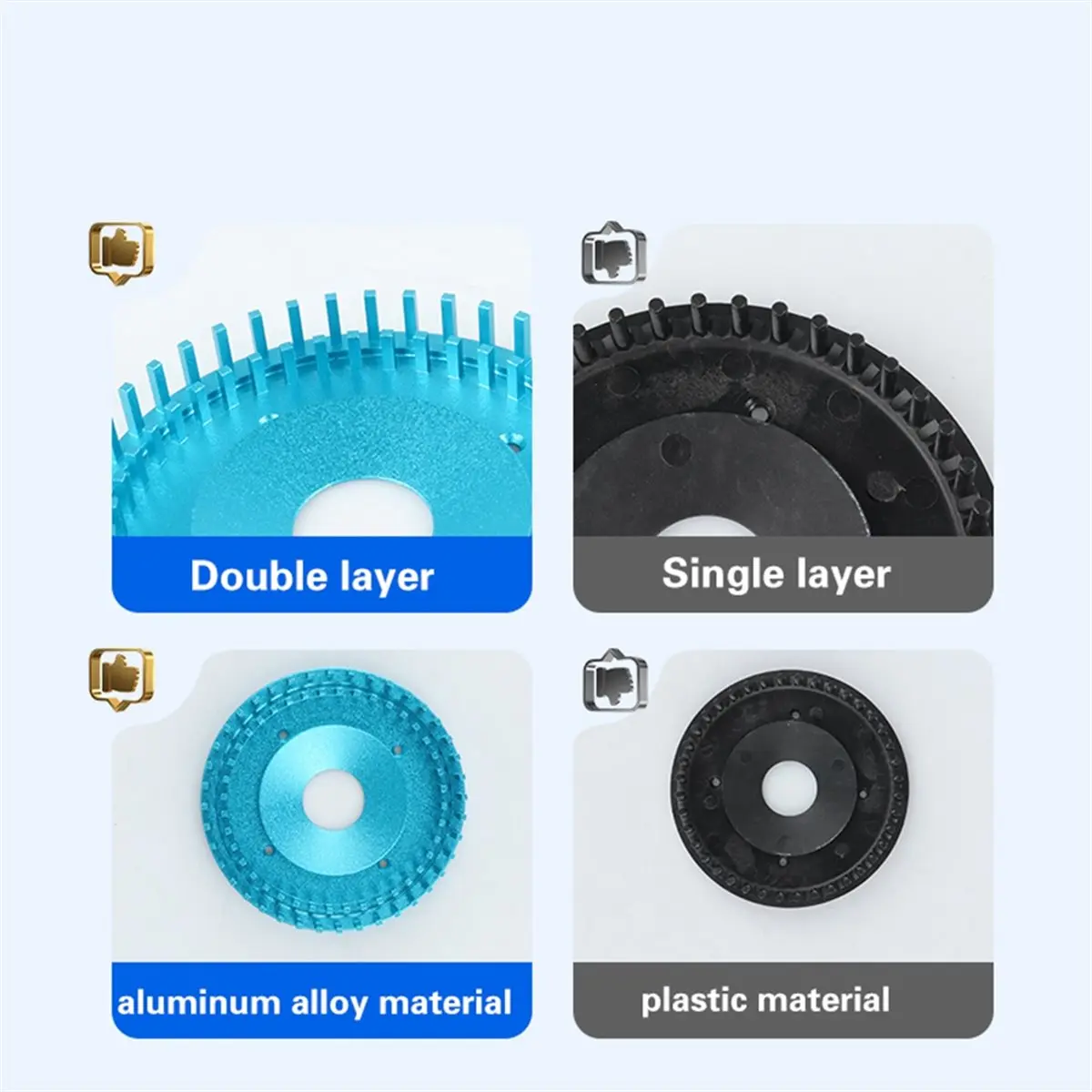 TCE For Agras T100 T70 T70P Mist Disc Aluminum Alloy Double-Layer Atomization Spraying Plate Cover for Sprayer