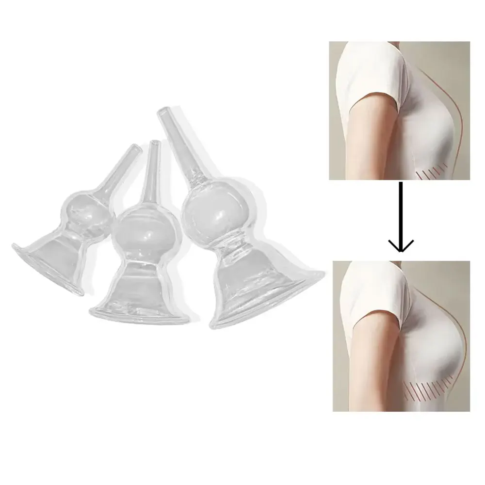 1 Piece Vacuum Suction Cup Women Breast Enlarge Pump Magnetic Acupuncture Cupping Therapy Set Breast Enhancement Tools