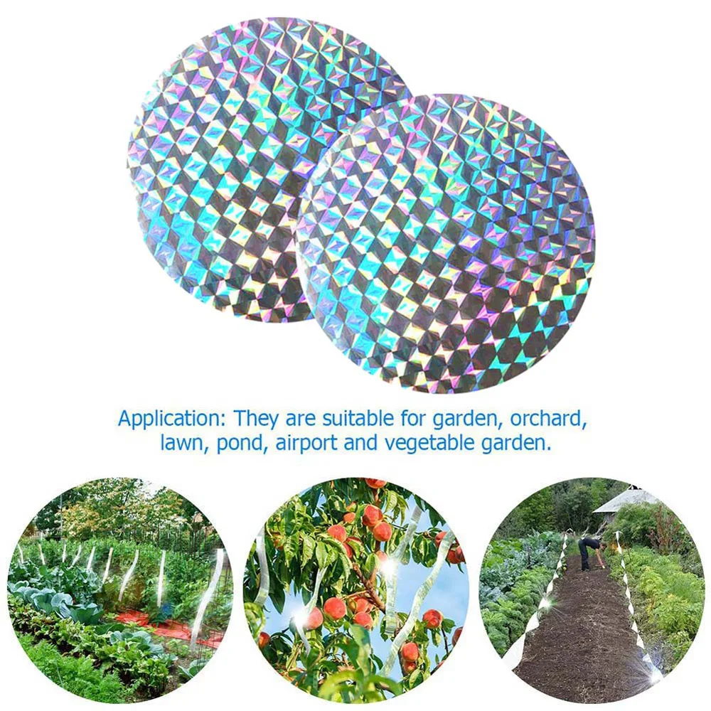For Garden Courtyard Window Car Anti Bird Outdoor Bird Repellent Discs Bird Scare Sticker Deterrent Reflector Pest Control view 5