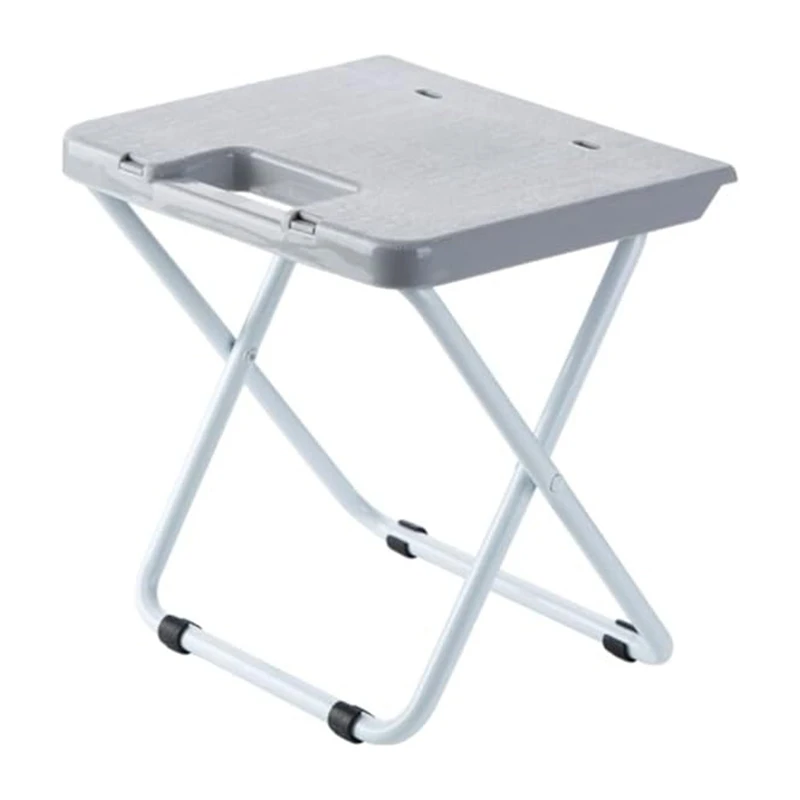 Portable Folding Stool Steel Frame Legs, Outdoor Travel, Beach, Fishing, BBQ, Etc