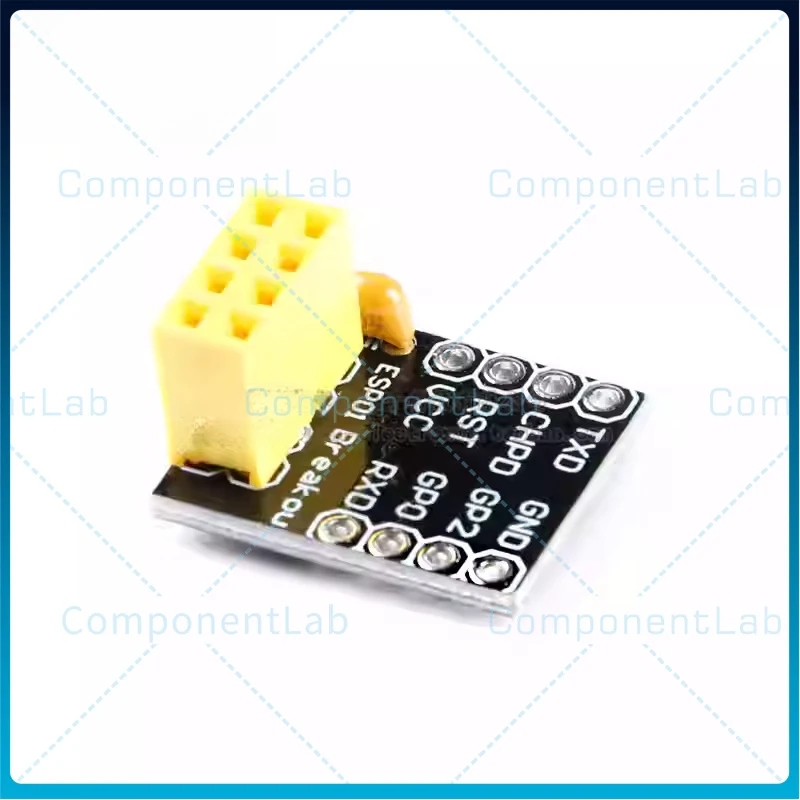 10-50pcs ESP-01 ESP-01S Adapter Board Solderless with Pin Header For ESP01/ESP01S