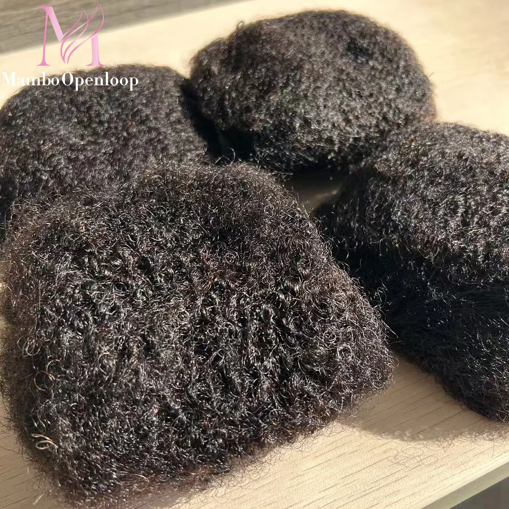 8 Zoll Remy Haar Afro Verworrene Lockige Masse 100 % Echthaar Zum Flechten DreadLocks Verlängerung 30 gr/teil Natürliche Kein Schuss Häkeln Bulks