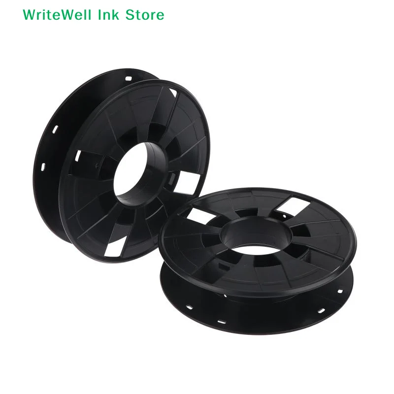 [FOA]1/2Pcs Black Musical Instruments Cable Wire Wrap Reel Drum 150mm 3D Printers Filament Reel For Lights Rope Leads Cables