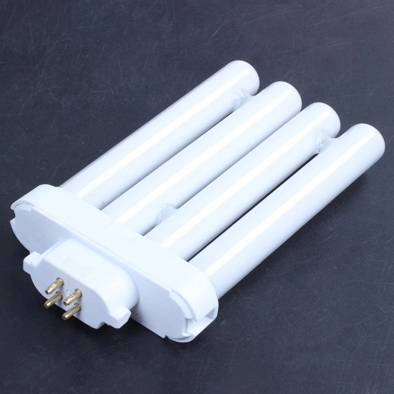 2X 220V 27W 4 Pin Rows 6500K Double-H Quad Tube Compact Fluorescent Lamp Light Bulb