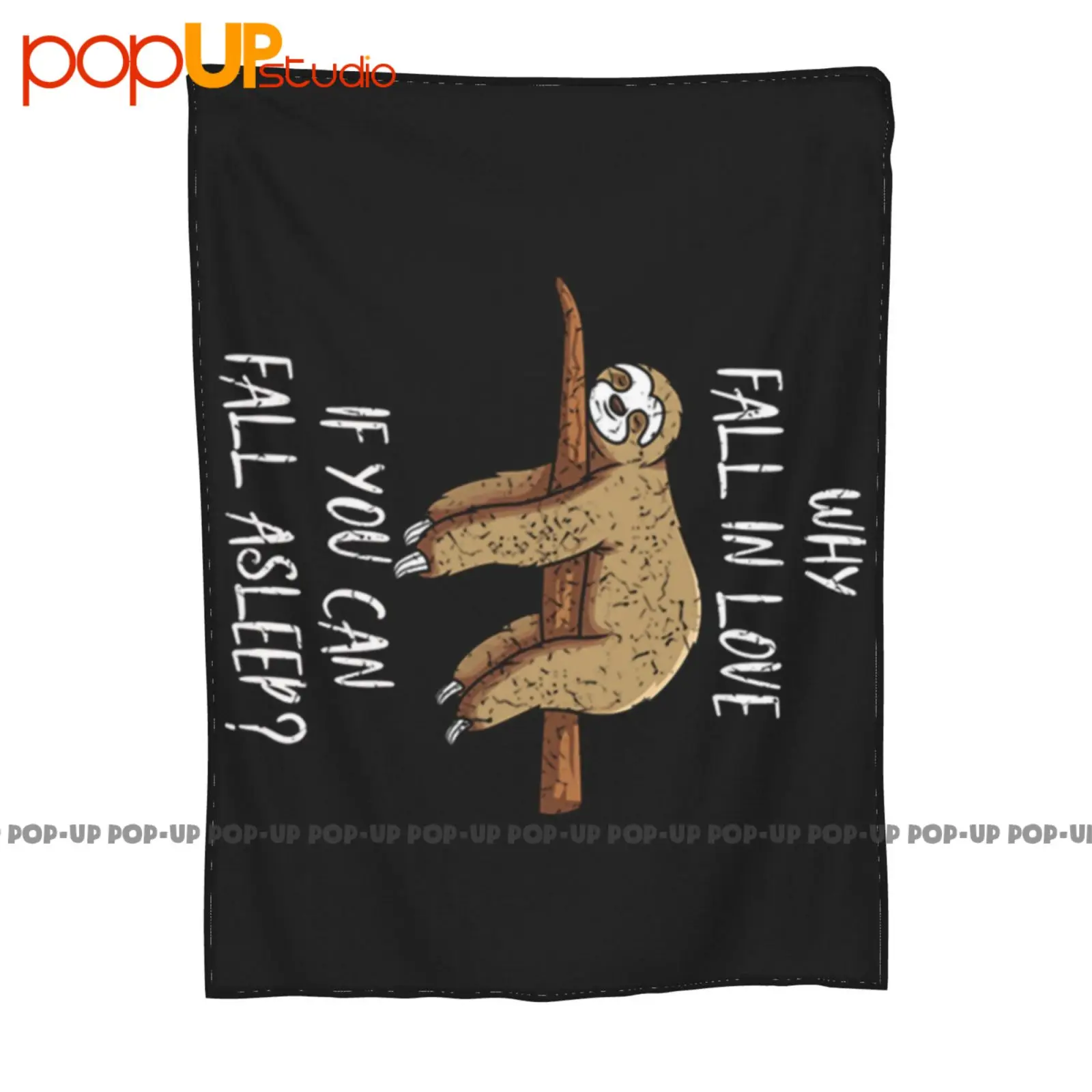 Sloth Fall In Love Asleep Chill Chilling Fun Sleep Lazybones Sleeping Ultra-Soft Blanket Quilt Winter Sofa Cover Bed Covers