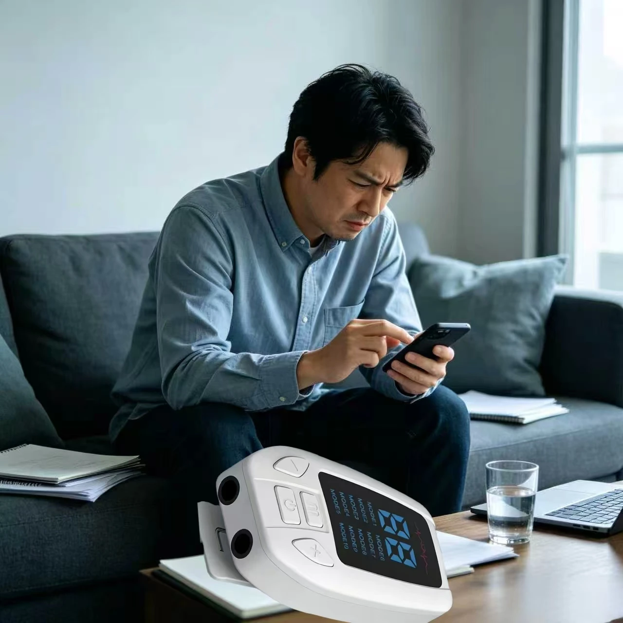 CES Brain Stimulation Therapy Tool for Better Sleep for Anxiety Relief, Stress Management and Deep Relaxation