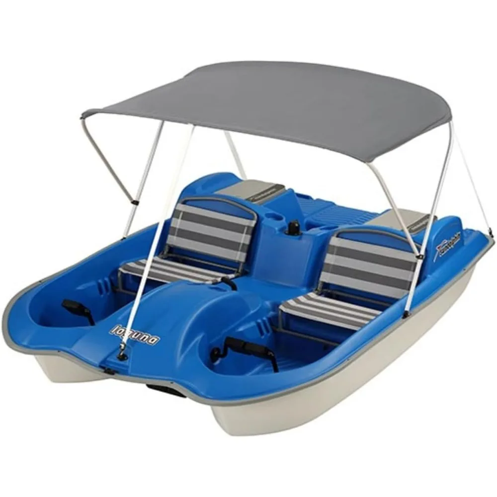 Laguna 5 Seat Pedal Boat with Canopy - Blue