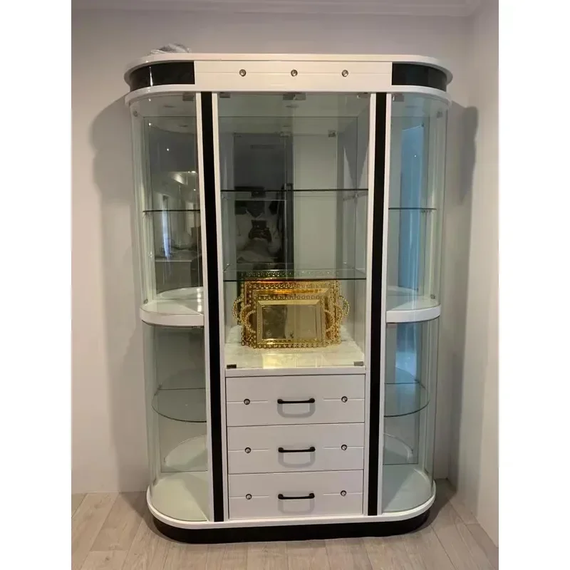Factory Direct Italian Style Wine Cabinet Household Affordable Storage Rack Various Sizes and Styles for Home Use