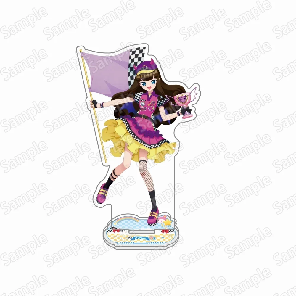 Pripara Racing Suit Standee, Laala Manaka & Mirei Minami, Music Note Collection Acrylic Figure Desk Ornament Accessories keyring