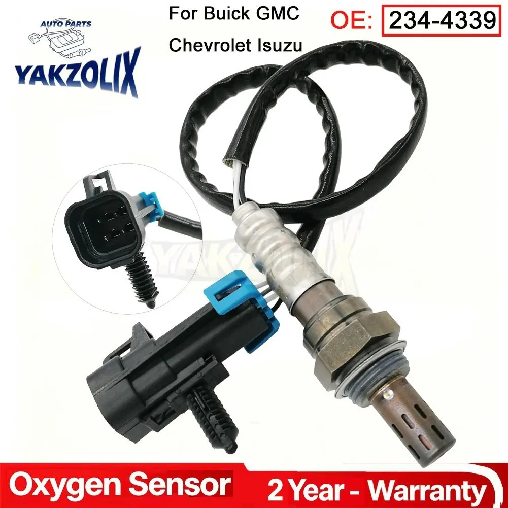 1 Pc 234-4339 O2 Oxygen Sensor For Buick Lucerne Rainier Saab Cadillac DTS Chevrolet GMC Envoy Isuzu Ascender Front Upstream