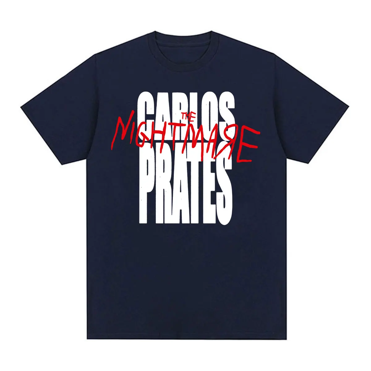 Carlos Prates The Nightmare Print Graphic T Shirt Men's Clothing Harajuku Retro Fashion T-shirts Cotton Casual Oversized T-shirt