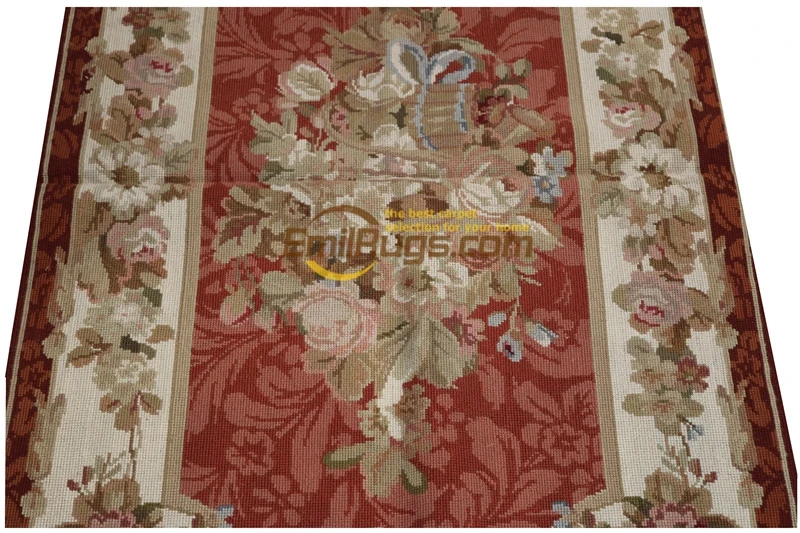 Aubusson Needle Point High Quality Handmade Oriental Carpet Wool Knitting Carpets Handmade Carpet