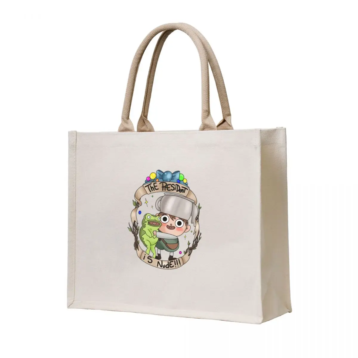 

The President Is Nude! Tote Bag tote bag women hand bag ladies Lady bags
