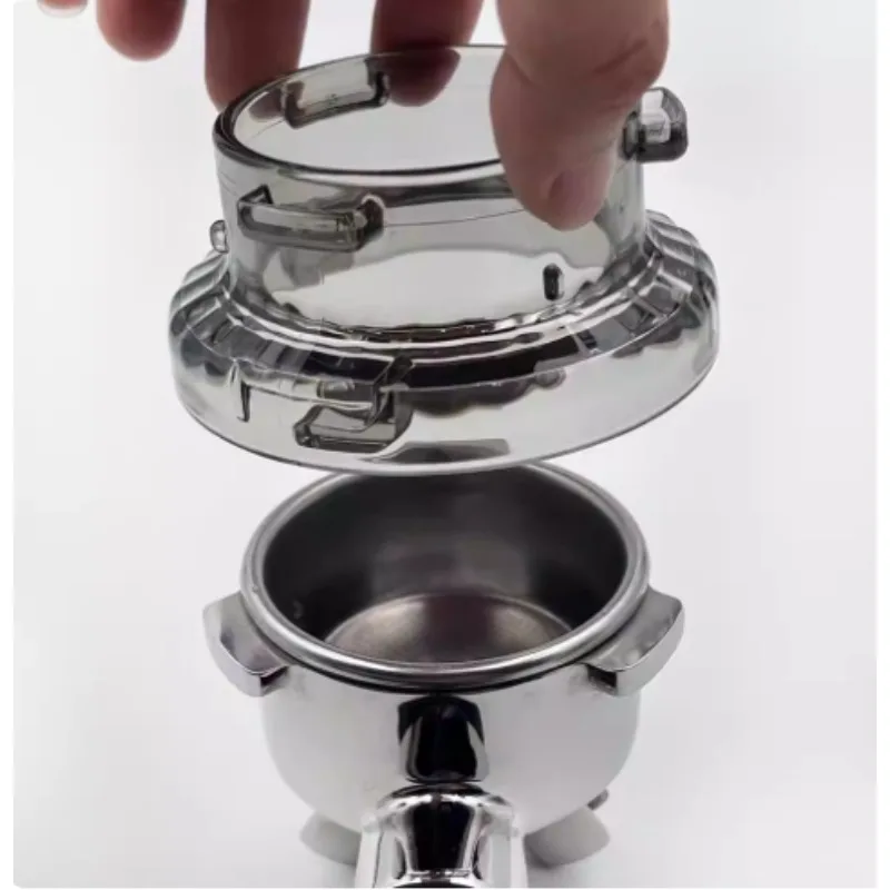 

Suitable for Platinum Rich Coffee Machine Powder Ring Anti-fly Powder Acrylic 870/876 Bean Grinder 878 Accessories