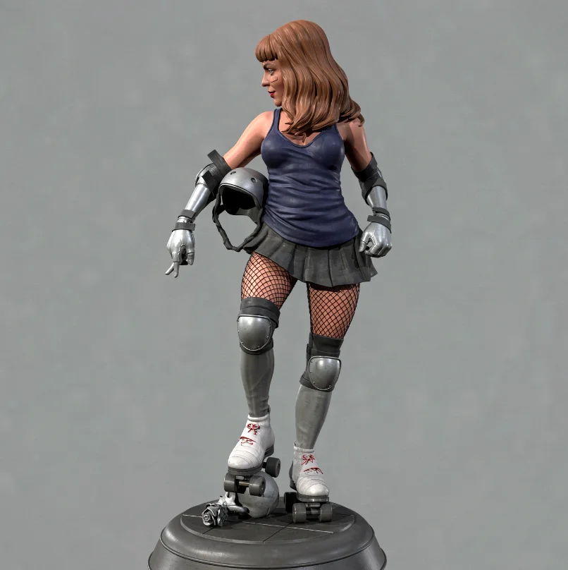 The height of man 38mm 50mm 75mm Resin model kit self drawing and assembly (3D printing)  TD-7901/3D
