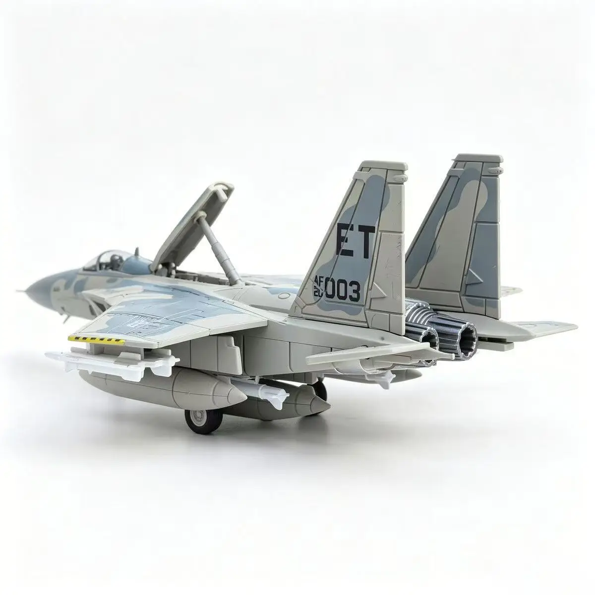 New 1:72 Scale F-15 Eagle Fighter Jet Quick Build Model Kit Plastic F15 Airplane Assembly Aircraft Model Gift for Adults