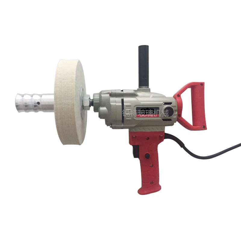 Glass polishing machine Tempered glass Scratch repair machine Wool wheel grinding polishing powder