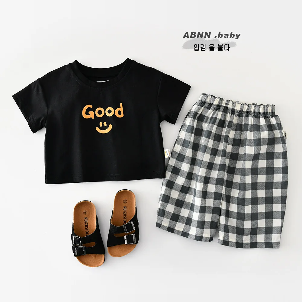 2026 Summer New Baby Plaid Shorts Boys Girls Thin Cotton Shorts Children Casual Pants Toddler Loose Shorts Kids Clothes