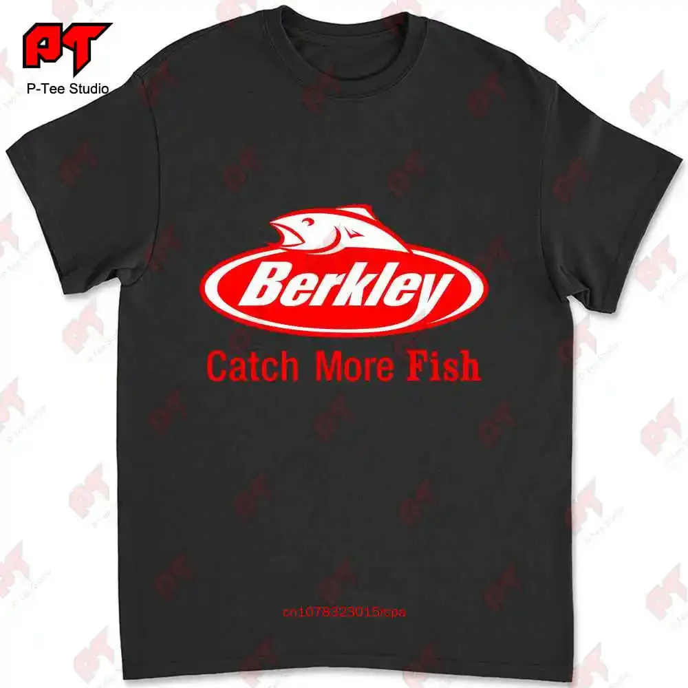 Berkley Logo Pro Fishing Men'S Black T Shirt Size S 5Xl 6H72