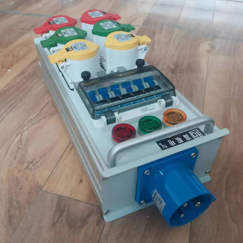 

220V Input Junction Box 6 Channels 16 Amps Aviation Industry Plug-in Distribution Output Empty Stage Performance Power Supply