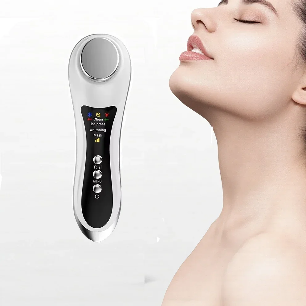 الاستخدام المنزلي جهاز تدليك الوجه تجديد الجلد أحدث أدوات التجميل المحمولة تدليك تبييض الوجه