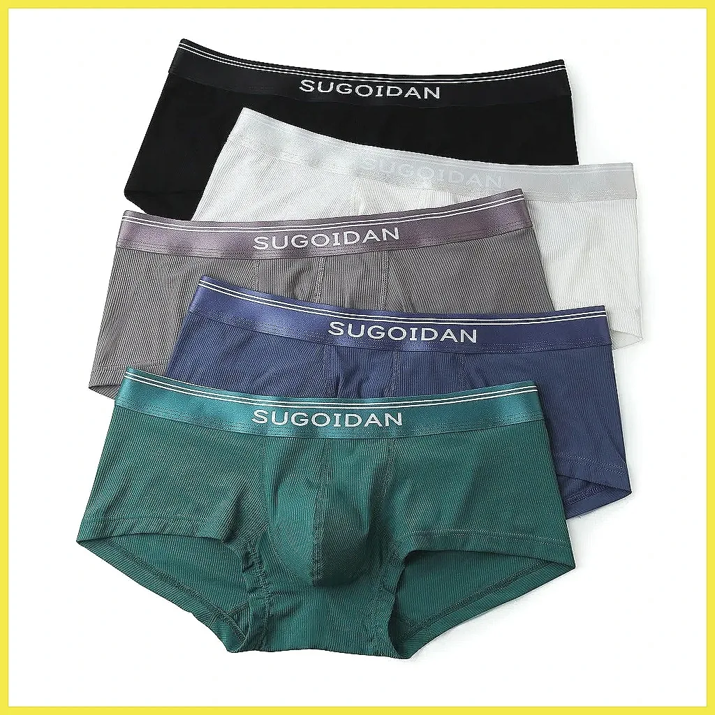 

Men's Modal U-Pouch Boxer Shorts Low Rise Sports Underwear Tight Gym Bikini Briefs