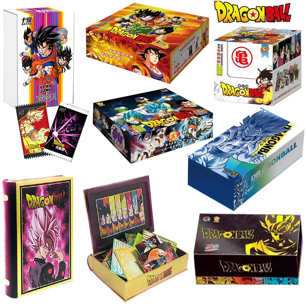 

Newest Dragon Ball Z Booster Box Trading Card Game Super Saiyan Son Goku Anime Characters Collection Card Game Child Gift Toy