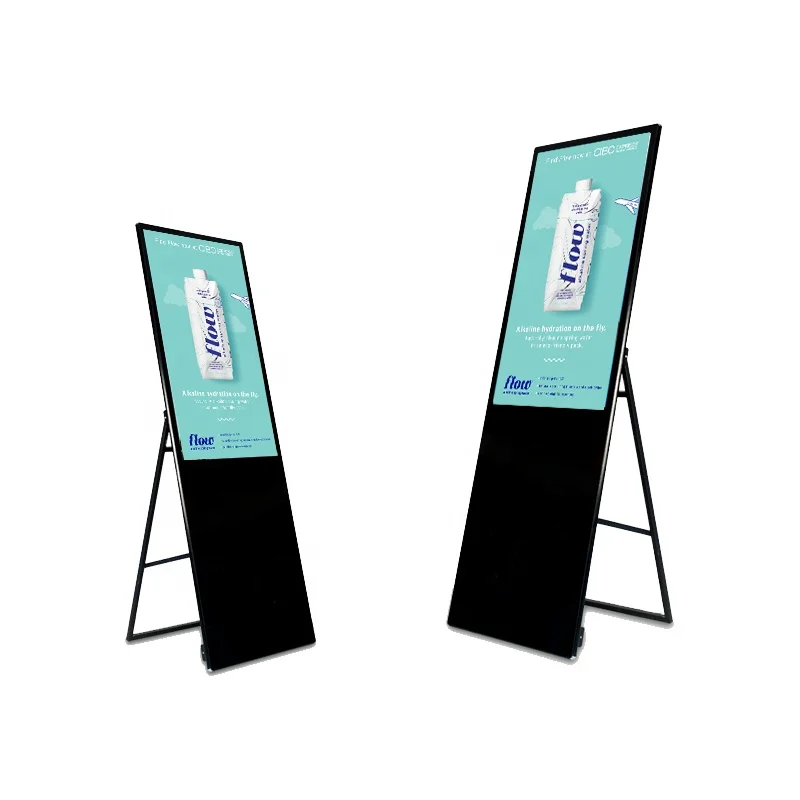 Hot Sale 42 Inch Portable Digital Poster Screen Display Electronic Menu Board Shopping Mall Retail Store Elevator Wayfinding