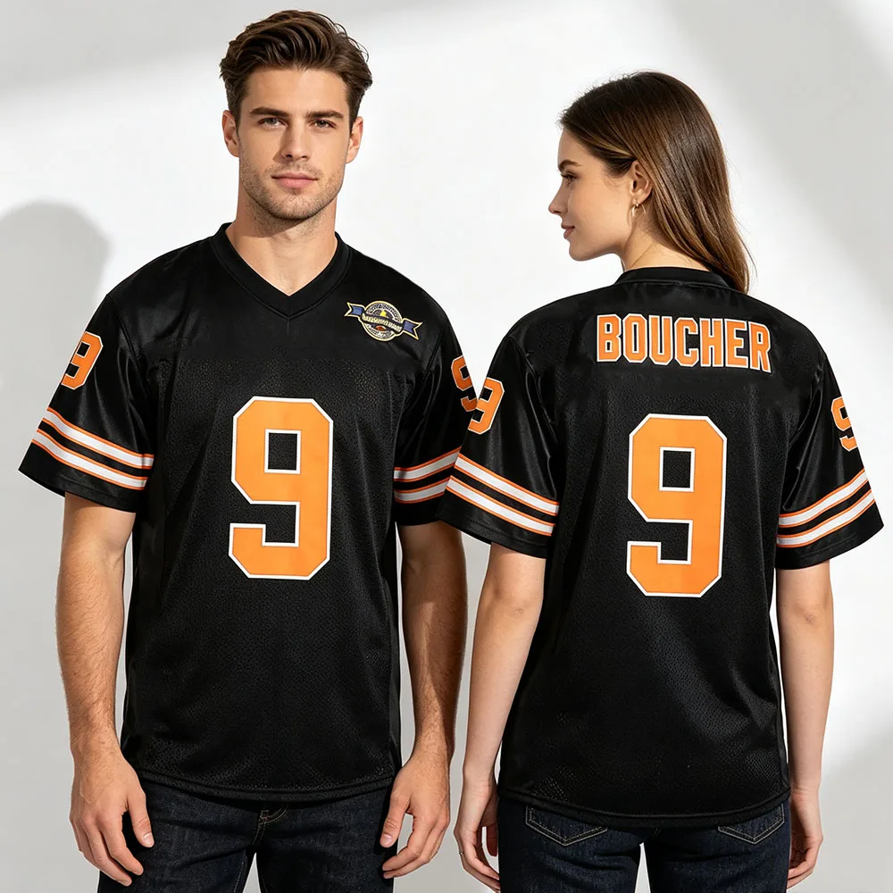 Camiseta Deportiva Unisex de Manga Corta, Estilo Streetwear, Jersey de Fútbol Americano de Bobby Boucher, Disfraz Retro de la Película Waterboy, Uniforme para Cosplay y Fiestas