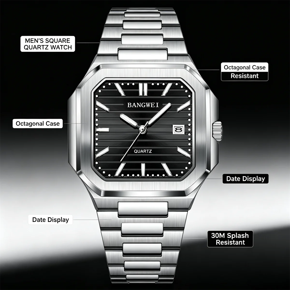 BANGWEI TOP luxury men's watch - Luxury Watch Top 10 recension och pris