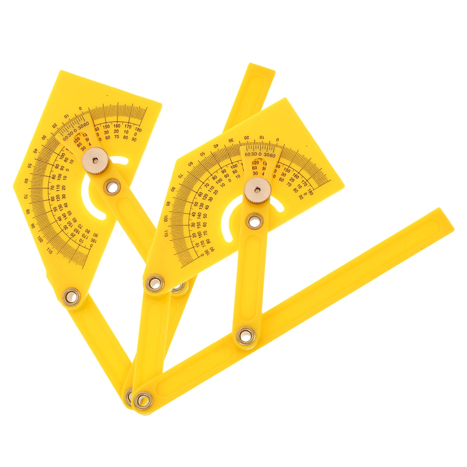 

2Pcs Professional Angle Protractor Adjustable Swing Arms Accurate ABS Woodworking Angle Gauge Measurement Tool for Carpentry