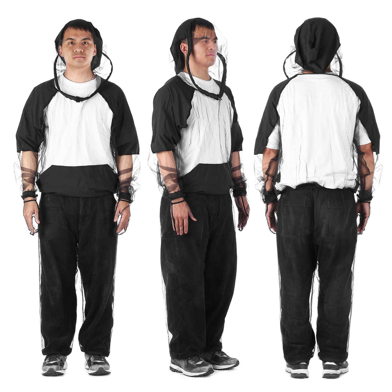 سترة Lixada قابلة للتنفس مع غطاء محرك السيارة