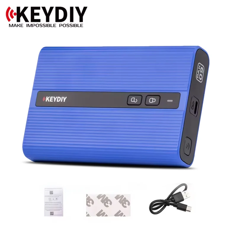 KEYDIY PAK09 Phone As Key Remote Control Phone Bluetooth Keyless Entry Key Adapter Support 6 Physical Key For IOS And Android