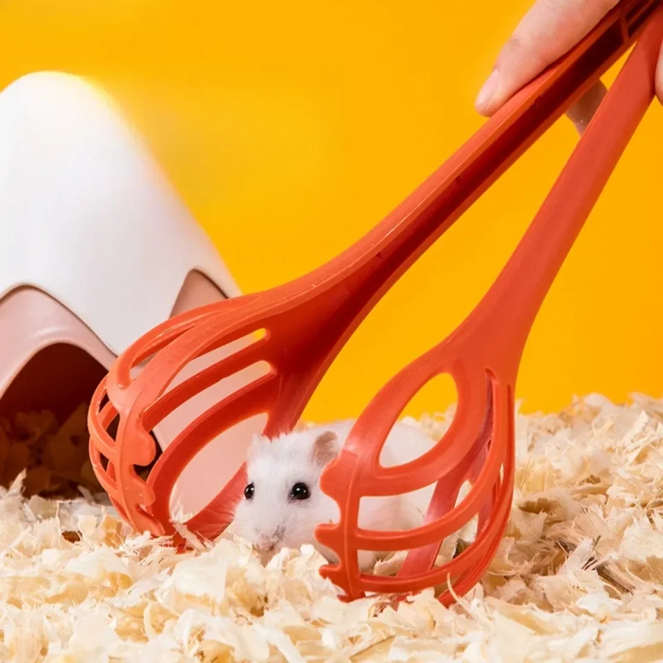 

Hamster Clip Mousetrap Anti-Bite Long Handle Breathable Clip Small Animals Life Interactive Toys Pet Clean Accessories