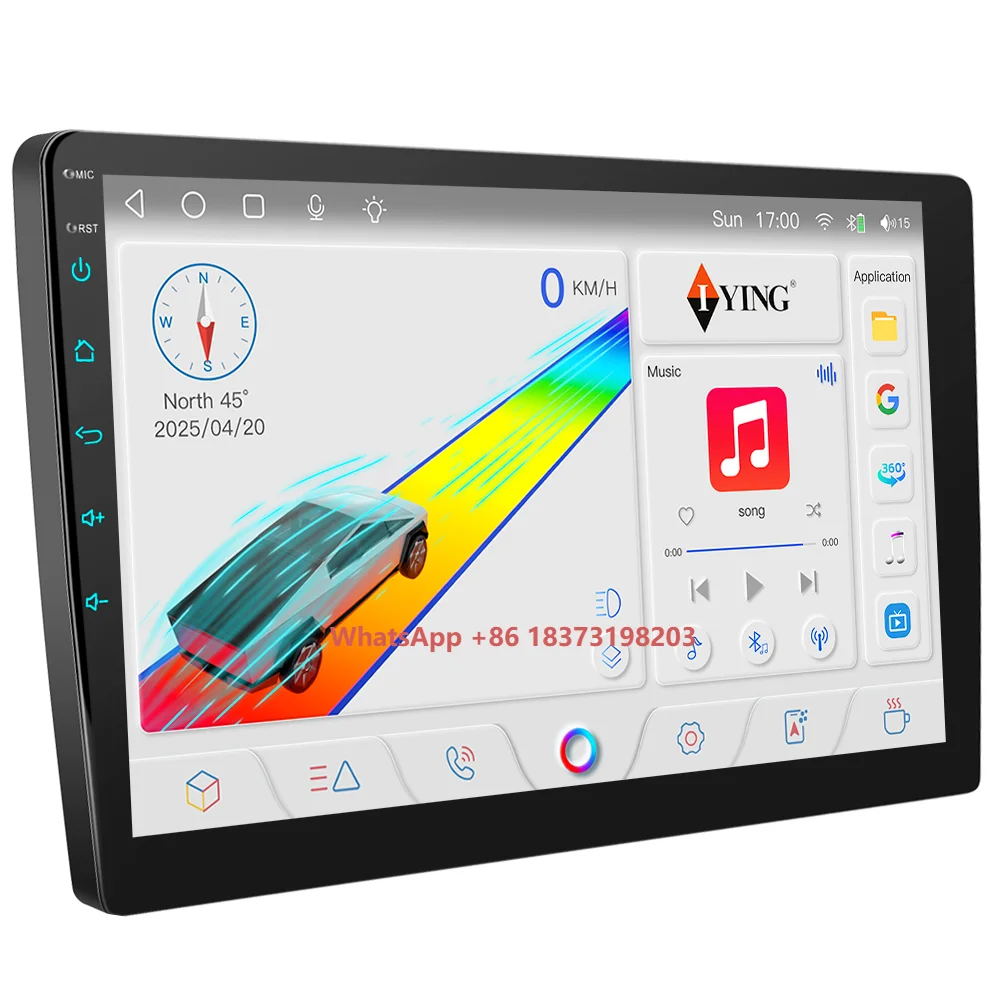 IYING راديو ستيريو للسيارة Carplay مع بلوتوث أبلز Carplay شاشة تعمل باللمس الصوت والفيديو الأقراص الدوارة استقبال رئيس وحدة مرآة #1