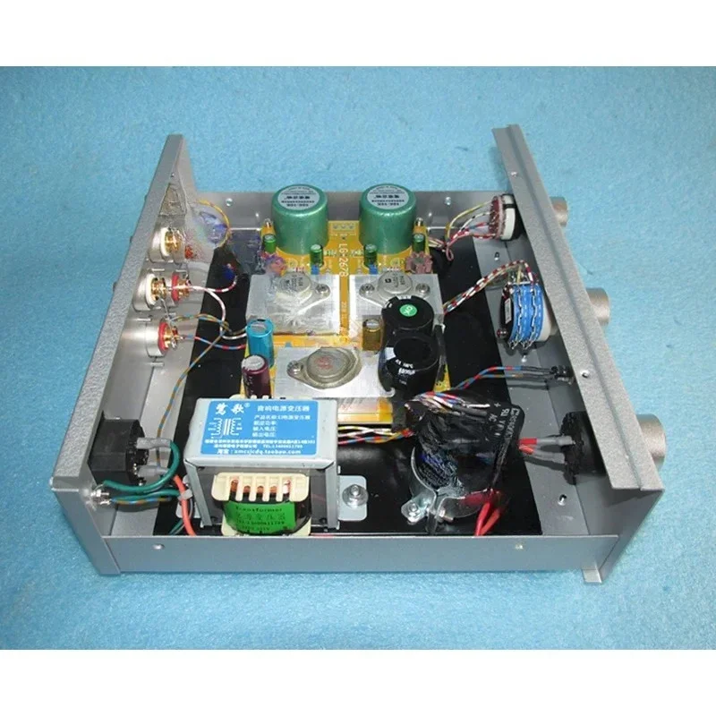 Germanium tube single-ended pure Class A transformer input preamplifier, No large loop negative feedback,gain about 7.5 times