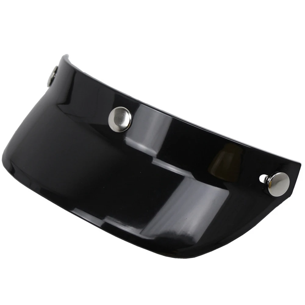 Universal 3 Snap-Button Visor Flip Up Wind Shield for Open Face Motorcycle Helmet Equipment Accessories view 5