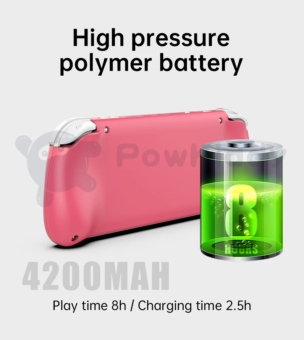 POWKIDDY RGB10 Max2 256G Retro Open Source System RGB10 max 2 Handheld Game Console RK3326 5.0-Inch IPS Screen 3D Rocker Gifit