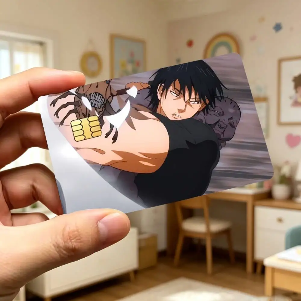 A-Anime F-Fushiguro-S Cool T-Toji-S Sticker Decoration Creative Bank Card Bus Metro Waterproof Sticker
