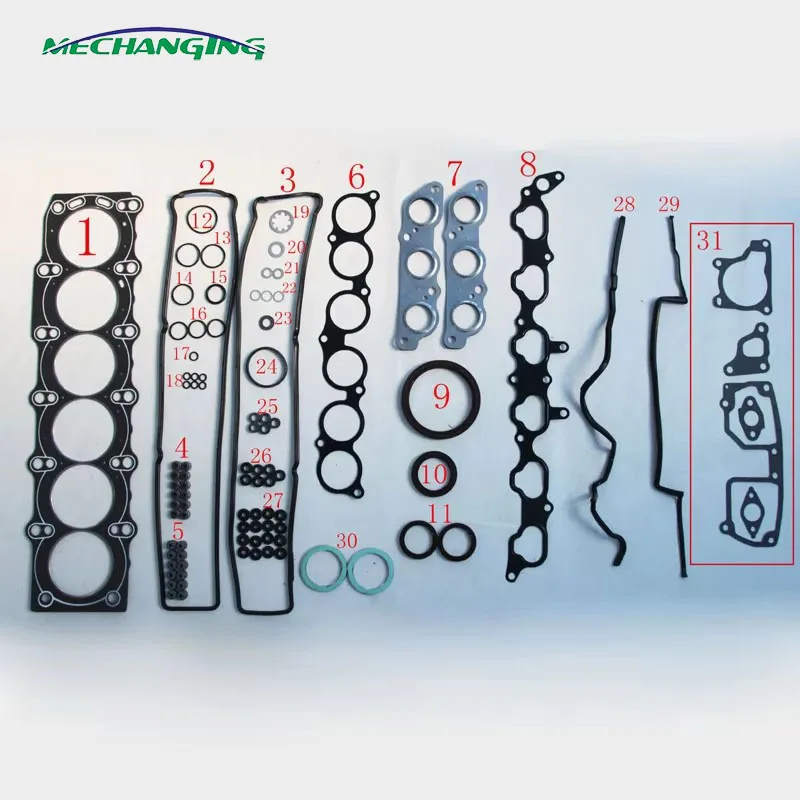 

2JZ 2JZGE 2JZ-GE For LEXUS GS SC IS 200 300 TOYOTA SUPRA CROWN 3.0 4WD Engine Parts Full Set Engine Gasket 04111-46064