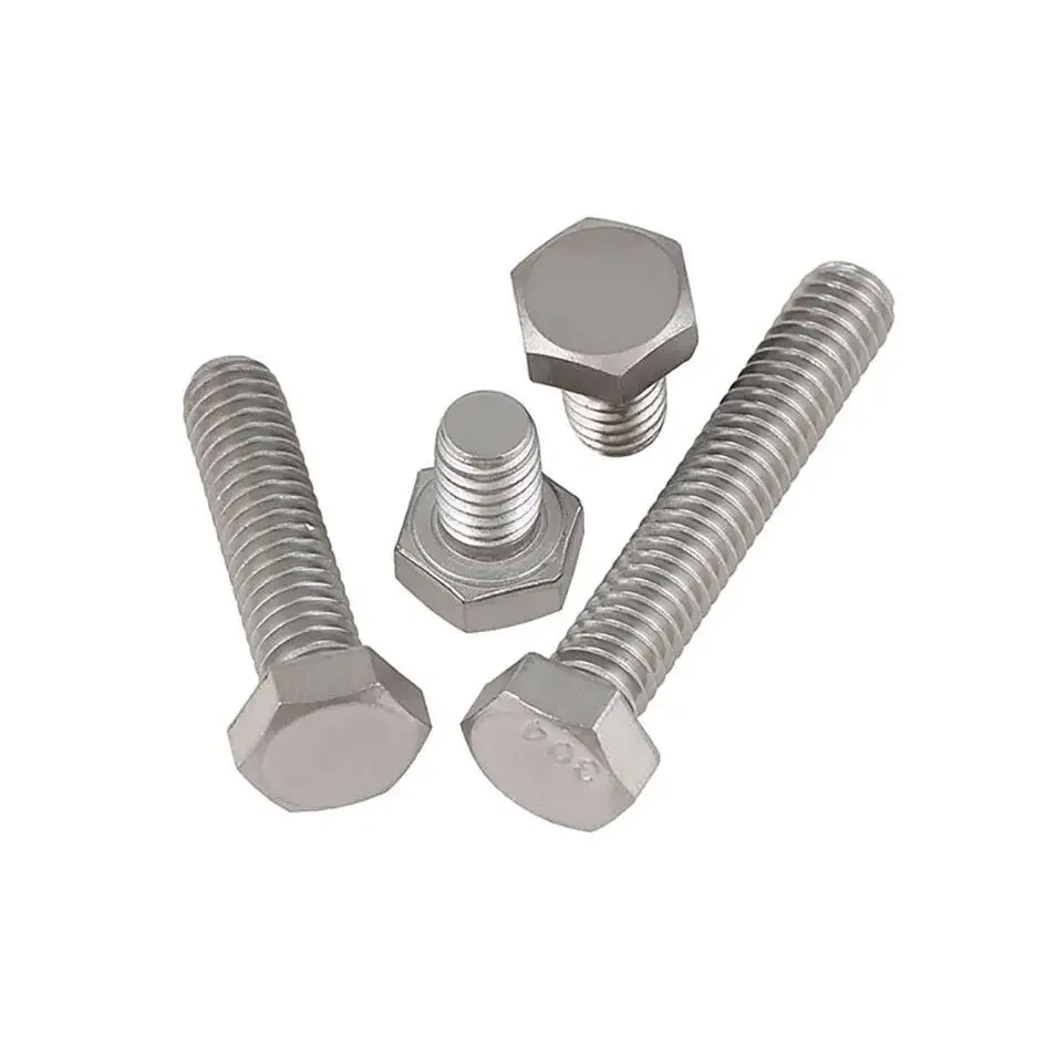 外部六角ネジbsw英国標準304 A2ステンレス鋼フルねじ六角ボルト5/8 "1/2" 3/8 "5/16" 1/4 "3/16"