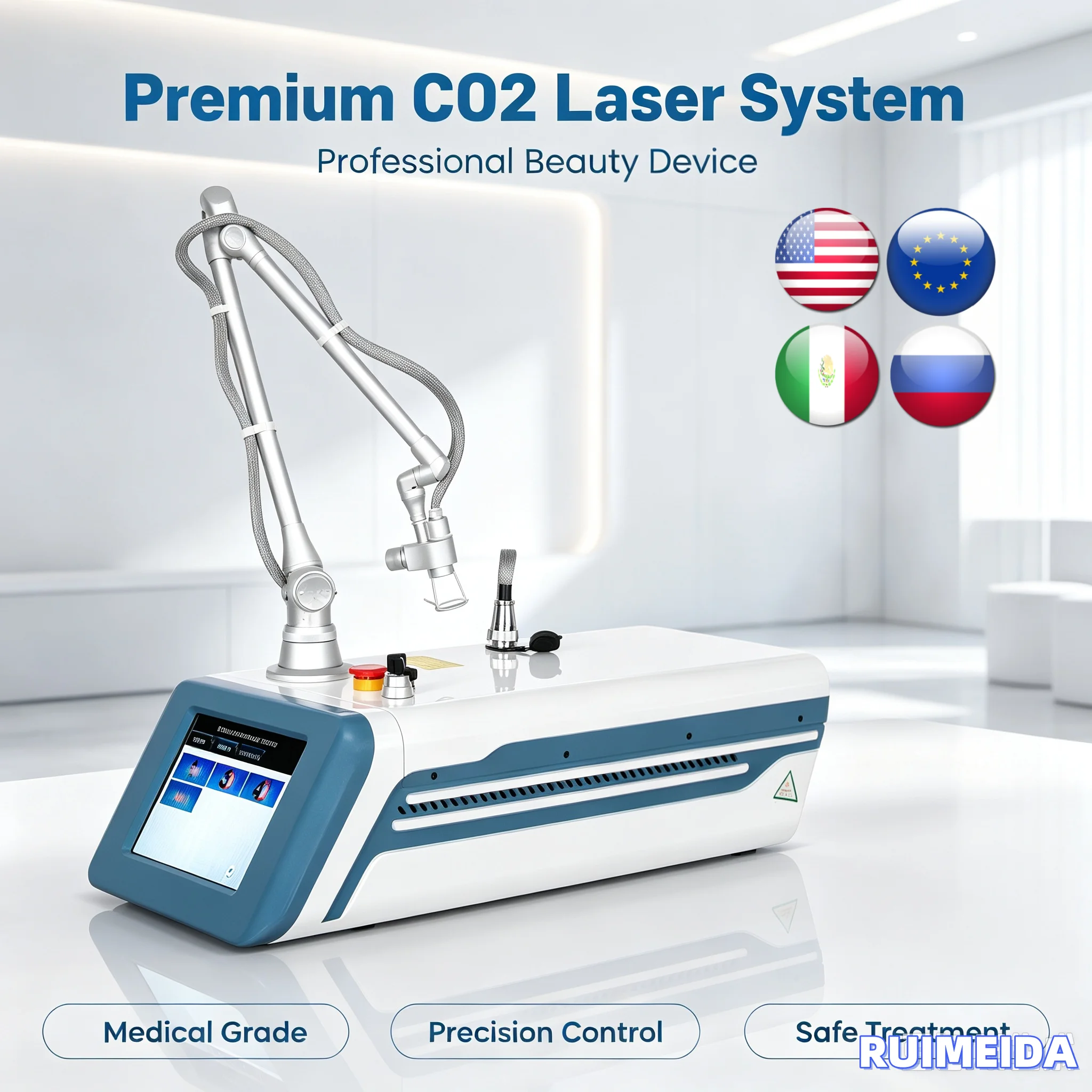 4D Fotona CO2 Fractional Lase Salon Beauty Instrument Portable Machine for Stretch Mark Scar Removal Skin Firming