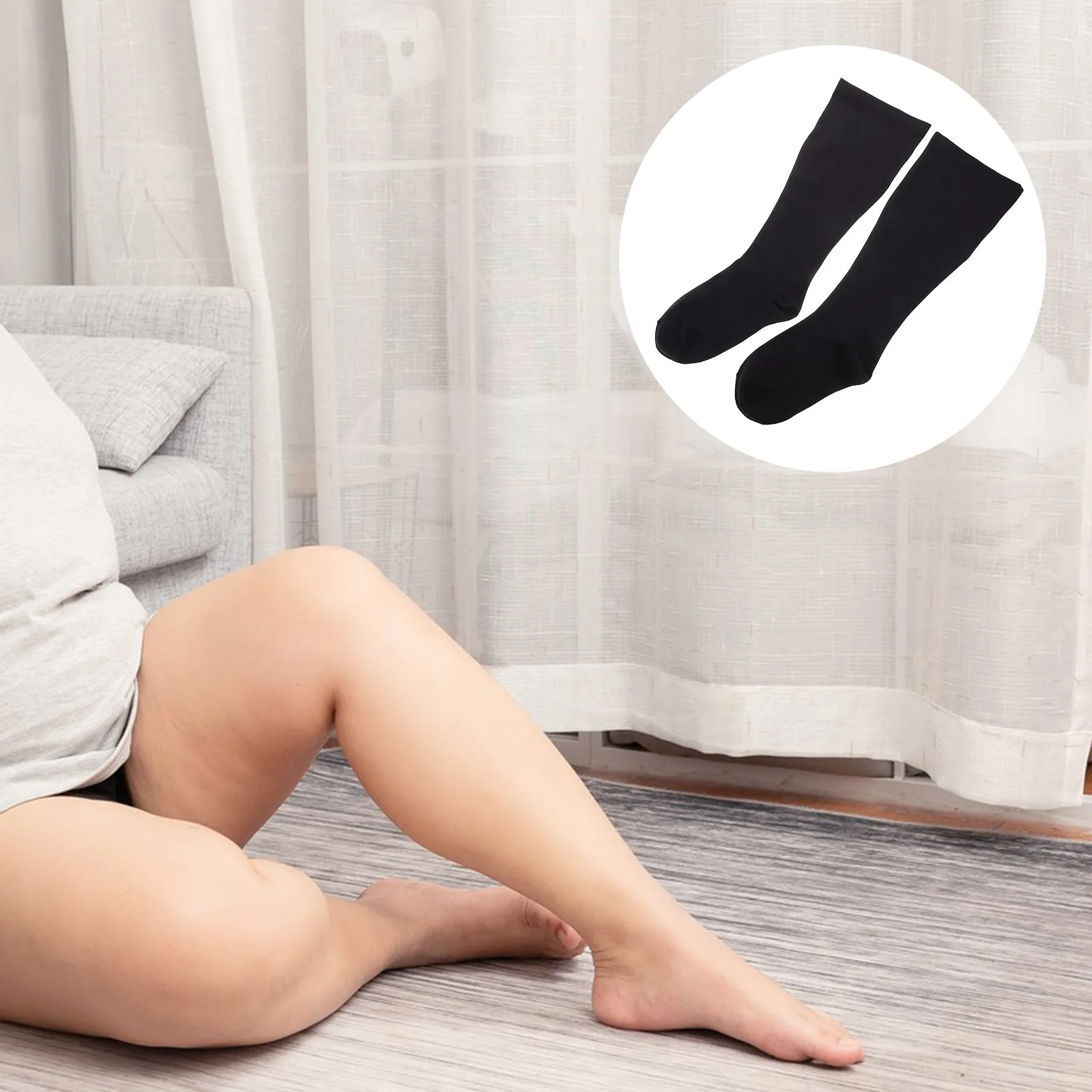 

1Pair Compression Socks Advanced Size Design for Runners Athletes Active Lifestyle