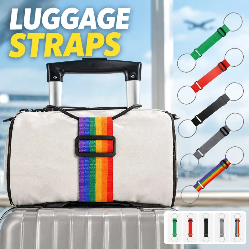 Elastic Luggage Securing Strap Stretchable Suitcase Binding Belt Rolling Case Fastening Ribbon Flexible Webbing Band Resilient
